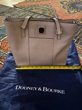 Dooney & Bourke Oyster Lexington Saffiano Leather